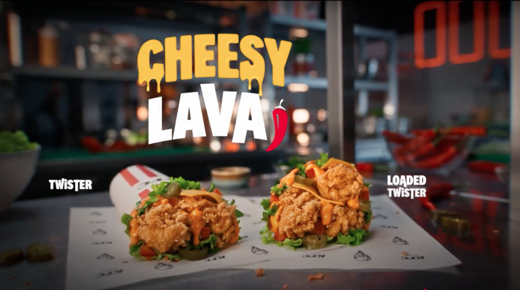 KFC loaded twister